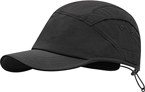 CLAPE 5 Panel Baseball Cap Wasserdicht Basecap Herren Verstellbar Outdoor Kappen Nylon Sport Cappy UV Protection Sun Cap