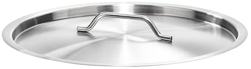 FORGAST Edelstahl Topfdeckel ⌀35cm - Rostfreier Pfannendeckel mit Griff | | Universaldeckel für Töpfe & Pfannen | Spülmaschinengeeignet, Hitzebeständiger Ersatzdeckel Gastro