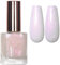EONFAVE Pink Pearl Nail Polish - Shimmer Mermaid Nail Polish - Pearlescent Shell Pearl Pink Nail Polish - Polarized Glitter Nail Polish Quick Dry Long-Lasting Breathable Nail Varnish - No UV Needed