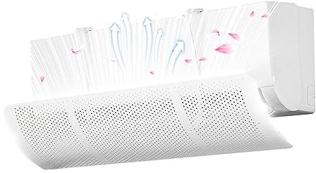 Air Conditioner Wind Deflector 35.43x10.63inch Heavy Duty Universal Hanging Angle Adjustable No Odor Air-conditioning Wind Shield Boards