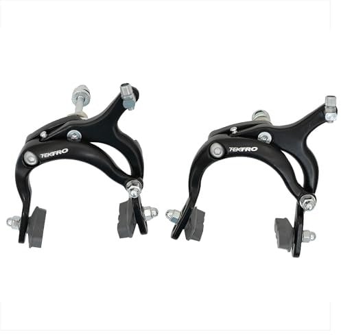TEKTRO 900C Road Calipers Brake Set Dual Pivot 72-92mm Nutted Mount, Black, MH2827