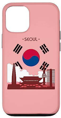 Hülle für iPhone 12/12 Pro Seoul Skyline Stadt Korea Liebhaber Kdrama Kpop Asiatische K