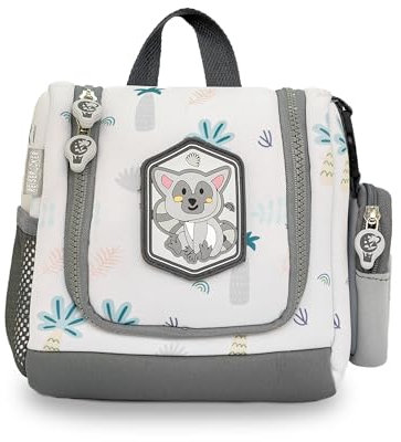 REISERACKER Kulturbeutel Kinder inkl. Medi Tasche als Kulturbeutel zum Aufhängen - Kulturtasche Kinder zum Aufhängen - Kulturtasche für Jungen und Mädchen