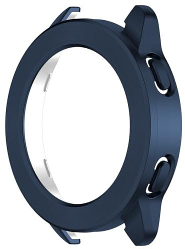 Protective Case Cover+Replacement Bezel Compatible for Xiaomi Watch S3, Smartwatch All Around Cover Shell Protector TPU Protection Case Guard Bezel Set (Blue)