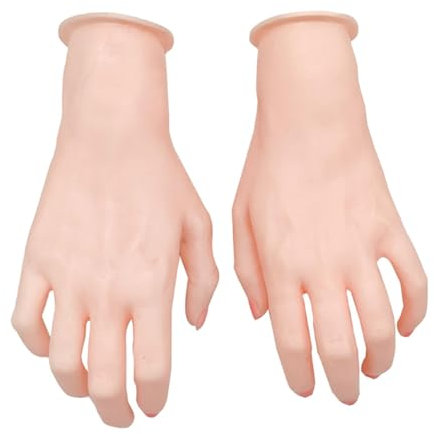 rockible Mannequin à Main en Silicone, présentoir de Bijoux, modèle de Pratique Manuelle pour Technicien d'ongles et Accessoires Photo débutants