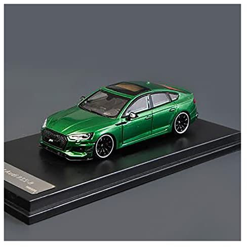 EMRGAZQD Motorfahrzeuge Replika Auto 1:64 Metallornamente Für Audi RS5 RS4 ABT Legierungssimulation Grünes Sportwagenmodell Sammlerornament Originalgetreue Nachbildung (Color : Green RS5), darong001