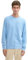 TOM TAILOR Herren 1039810 Strickpullover Mit Crewneck, 37092 - Sky Blue Dark Melange, S EU