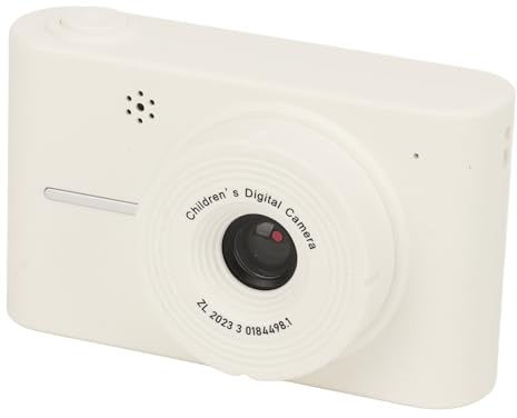 Digitalkamera, FHD 40 MP 1080P Vedio-Kamera mit 8-fachem Zoom, Autofokus Anti-Shake-Vlogging-Kamera, Kompakte Kleine Kamera für Jungen, Mädchen, Kinder (White)