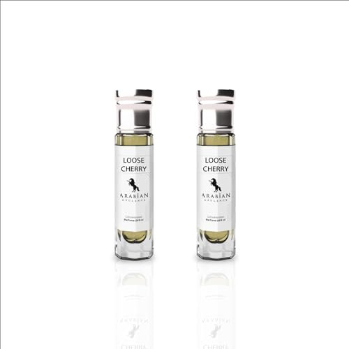 Arabian Opulence FR313 Loose Cherry Roll-on Parfümöl | Konzentriertes Parfüm Körperöl | Langanhaltendes Parfüm auf Ölbasis für Männer und Frauen | Reisegröße Alkoholfreies Parfümöl (6ml, 2er-Pack)