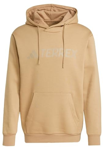 adidas Men's Terrex Multi Large Logo Hoodie, Cardboard, S