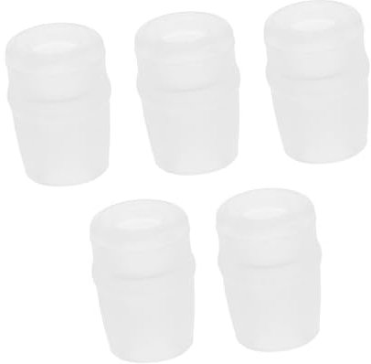 TOBBOMEY 5Pcs Silicone Sports Bottle Replacement Mouthpiece Bite Valve 5Pcs for Soft Flask Hydration Compatible with Running Hiking Outdoor Use