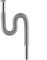 Tubo di scarico flessibile per lavandino, 80 cm, in acciaio inox, per bagno, cucina, impianto idraulico