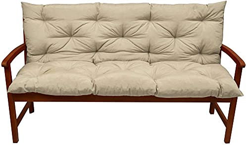 Dickes Rückenpolster mit Rückenstütze für den Garten Swing 2, 3-Sitzer, Hammock, Kissen, Outdoor, Sofa, Sitzkissen, Holzstuhl, Palettenkissen