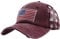 Baseball-Kappe USA Flagge Trucker Mesh Cap Mütze Baumwoll Basecap verstellbare Schirmmütze Hip-Hop Hut Sonnenhut Baseballkappe Sporthut mit American Flag für Männer und Frauen