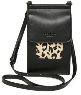 Alice Wheeler Vegan Leather Mini Bloomsbury Crossbody Phone Bag Bee