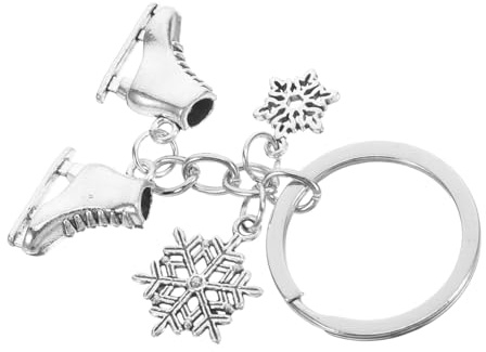 WHAMVOX Schlittschuh Schlüsselanhänger Eislaufen Charm Anhänger Sportschuh Accessoire für Damen Leicht Tragbar als Schlüsselanhänger und Partydeko für Winter Sportfans