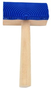 Herramienta de pintura de grano de madera, rodillo de grano de madera de imitación, herramienta de decoración de pinceles para bricolaje, pared, habitación, pintura, muebles, decoración del hogar (B)