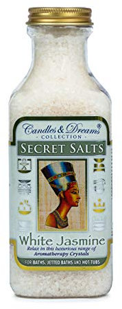 Candles And Dreams Hot tub Spa/Bath Aromatherapy Scents Crystals (White Jasmine) Vegan (500g)
