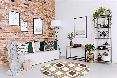Teppich, gepflastert, Rautenmuster, PVC, verschiedene Maße, Teppichstoff aus PVC, Bodenbelag aus Vinyl, Dekoration für Zuhause 130 x 130 cm
