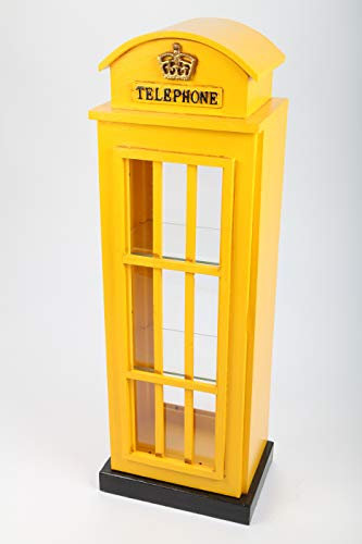 point home Design-Schrank Telephone, Retro, gelb, 80cm