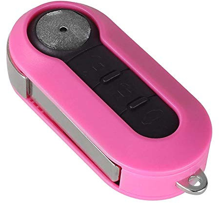 Ellenne Coque de clé télécommande Fiat Panda 500 Punto Lancia Ypsilon Rose FIAT-15