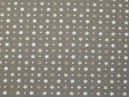 PUL beschichtetes Jersey-Strickstoff, Taupe, Meterware