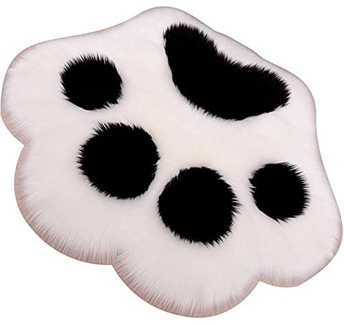 TOSSPER Kawaii Katzen-tatzen-Fluffy Teppich Faxr Weichbodenmatte Teppiche Plüsch Teppich Hülle Für Wohnzimmer Mädchen Schlafzimmer