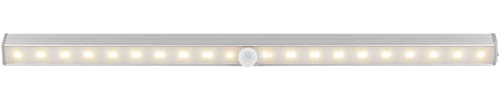 goobay 58288 LED-Unterbauleuchte mit Bewegungsmelder/Für Schränke, Küchen, Vitrinen, Schubladen, Garagen etc. / Warm-Weiß Licht (3000k) / 30 cm