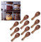 10 pièces petite cuillère à sel en bois, Mini cuillères à dégustation miel café thé cuillères à sucre Condiments cuillères à sel pour la cuisine cuisine