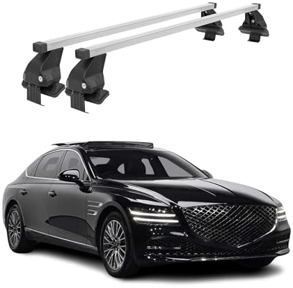 OMAC Dachträger Querträger Stahl für Honda CR-V III 2007-2012 – Abschließbar – City-Crash-getestet – DIN 75302:2019 – ISO/PAS 11154:2006 – Max. 50 kg Silber