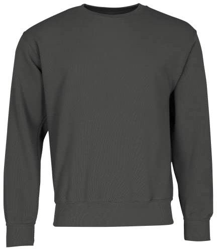 Fruit of the Loom Sweatshirt mit angesetzten Ärmeln, Farbe:Graphit, Größe:L
