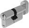 Yale Cylindre européen de sécurité Standard pour Serrure YC051KD273503N1 Nickelé, 27/35mm, Double, Frictionné, 3 clés