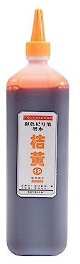 Ailan 200 ml tragbare Marker Nachfülltinte Home Office Permanent Mark Pen Nachfüllen von Öl Nachfüllen Schulbedarf, Orange