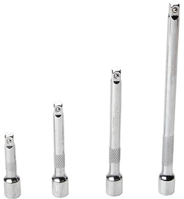 ByoBLu 4Pcs/Set Chrome Vanadium Steel Socket Extension Bar Set Drive Socket Quarter Inch Extension Bar Set