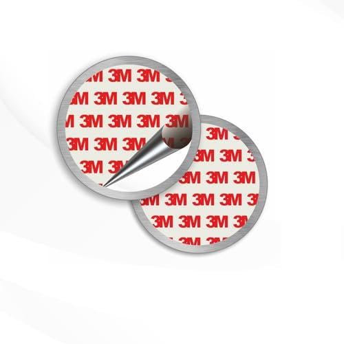 KYF - Lot de 2 Kit de fixation magnétique Universel pour détécteur de fumée x2 Puissants aimants surface adhésive 3M extra forte de marque KYF