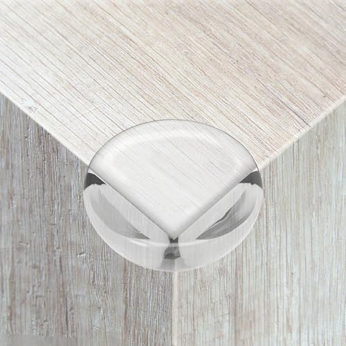 Moonybaby Corner Protection and Edge Protection for Baby and Children, 12-Pack, Thick Table Furniture Edge Protectors, Strong Adhesion, Corner Guard & Edge Safety Bumpers, Transparent Acrylic Tape