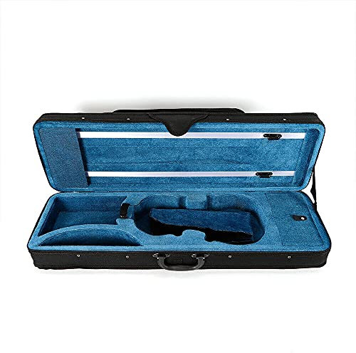 LANNADD Geigenkoffer, Geigenetui Geigenkasten Violine Geige Violinenkoffer, Violine Tasche Violinenkoffer Koffer Mit Großem Fassungsvermögen Etui Geeignet für Violine 4/4