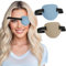 RIKEYO 3D-Augenklappen für Erwachsene und Kinder, verstellbare medizinische Augenklappe für rechtes oder linkes Auge, eine Augenabdeckung für Amblyopie, Faules Auge, Piratenkostüm (Blau, Hautfarbe), 2