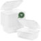 Horeca Collection MAXI PRODUCT - 50 Envases Bisagra Rectangular - Envase con Tapa - Comida para Llevar - 1000cc - 18 x 14 x 5 cm - Envase Reutilizable - APTO MICROONDAS Y CONGELADOR