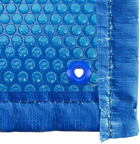 Solar Pool Heater Cover, Heavy Duty Bubble Pool Hot Tub Spa Solar Covers Thermal Blanket, Waterproof Dustproof Rectangular Pool Solar Cover Protector,Anti Uv Pool Heat Preservation Film(2m x 4m(6ftx13