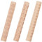 CREATCABIN Set 3 Kit Rulli Modellare L'Argilla Stile Natalizio Albero Natale Fiocco Neve Stella Mattarello Argilla Rullo Manuale Strutturato Manico in Legno Strumenti Ceramica Fai Te 15x2x2cm