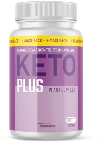 Keto Plus Kapseln | Dein zuverlässiger Partner | Für Männer und Frauen | 90 Kapseln | 1x