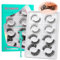 AMZGlRL Self-Adhesive Eyelashes without Glue, Eyelash Clusters, 4 Pairs Reusable Self-Adhesive Eyelashes, Waterproof Eyelashes with Tweezers for Eyelash Extension at Home by AMZGlRL (4 Types D-Mix 8