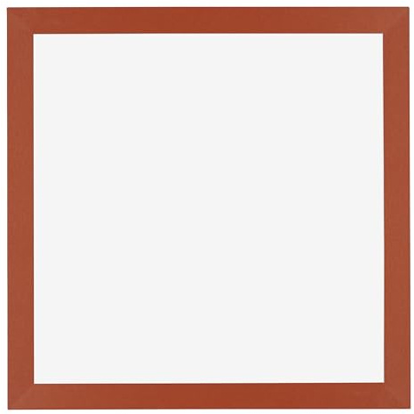 Dutch Frame Factory - Bilderrahmen 35x35 cm Orange - MDF | Antireflex-Acrylglas aus Kunststoff, Wandmontage, Geeignet für Fotos, Poster und Puzzles, Marseille, Made in Holland