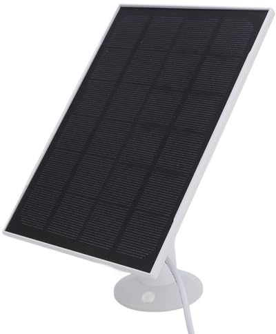 Haofy 8W High Efficiency Bird Feeder Camera Solar Panel Charger for USB C Cameras IP66 - Ideal for Outdoor Use