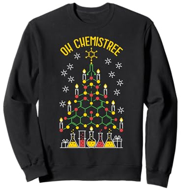Oh Chemistree Chemie Weihnachtsbaum Lustiger Labor Chemiker Sweatshirt