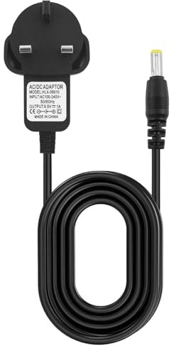 9.5V 1A Power Adapter for Casio Piano Keyboard, 9.5W Charger for CTK-3000 CTK-3200 CTK-8000 CTK-6200 CTK-240 CTK-7200, 2m Power Supply Cable with Plug 4.8mmx1.7mm (9.5Volt)