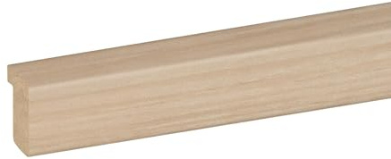 KGM Abschlussleiste für Akustikpaneele Eiche Natur - 18x22 mm, 1 Stück | MDF foliert, passend zu ExPress- & Blend-Paneelen, sauberer Wandabschluss, PEFC-zertifiziert