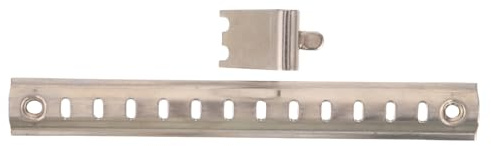 FUOYLOO Stainless Steel Freezer Shelf Support Clips with Screws for Fridge and Freezer, Enhanced Load Support and Flexible Height Adjustment, for Home and Commercial Kitchen