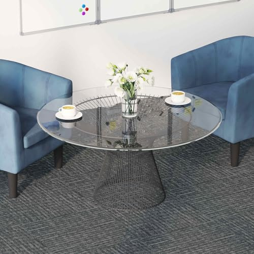 Runheo Piastrelle in moquette, grigio cemento, 50 x 50 cm, 4 pezzi, in polipropilene e bitumine, isolamento acustico, per soggiorno, camera da letto, laminato, parquet, ristrutturazione